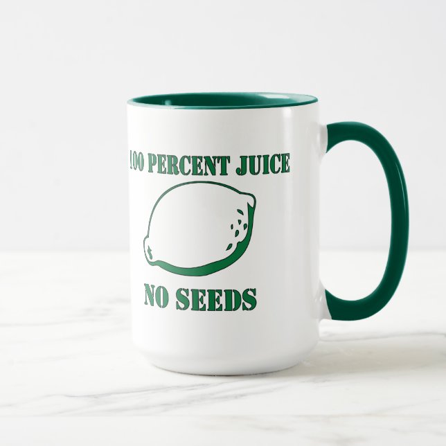 Saft keine Samen Tasse (Rechts)