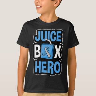 Saftbox Hero Diabetes Blue Ribbon Diabetiker Ketoa T-Shirt