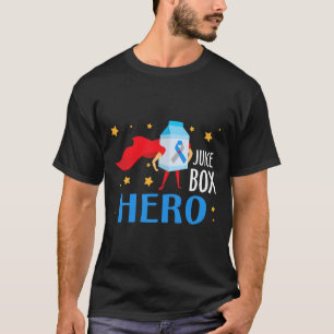 Saftbox Hero Typ 1 T1d Diabetes Diabetiker Awaren T-Shirt
