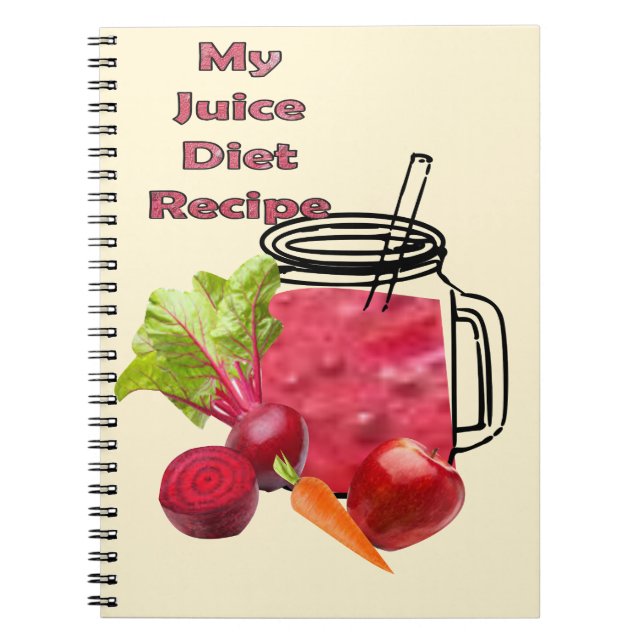 Saftdiet-Notebook: Notizblock (Vorderseite)