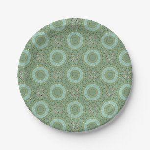 Saftige Mandala Pappteller