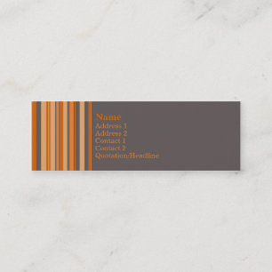 Saftige Orange • Profilecard Mini Visitenkarte
