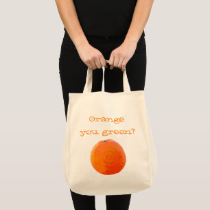 Saftige Orange Tragetasche