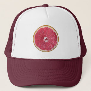 Saftige rote Grapefruits Truckerkappe