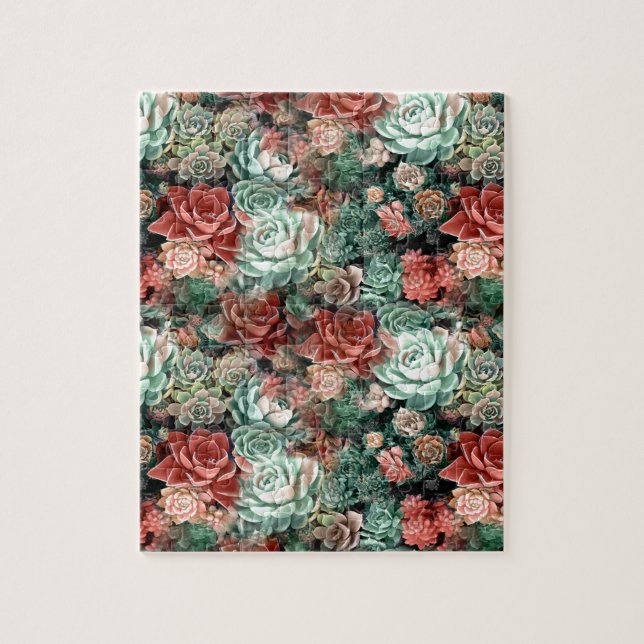 Saftige Succulents (Vertikal)