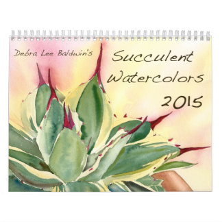 Saftige Watercolors 2015 durch Debra-Lee Baldwin Kalender