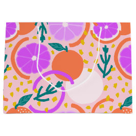 Saftige Zitrusfrucht Sommer Pink Lemonade Große Geschenktüte