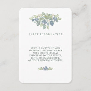 Saftiger Begleitkarte