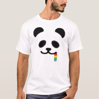 Saftiger Panda-Regenbogen T-Shirt