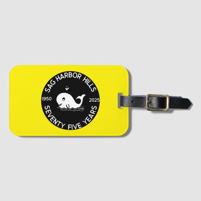 SAG 75. LUGGAGE TAG GEPÄCKANHÄNGER (Vorderseite (Horizontal))