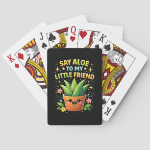 Sag Aloe meinem kleinen Freund Spielkarten