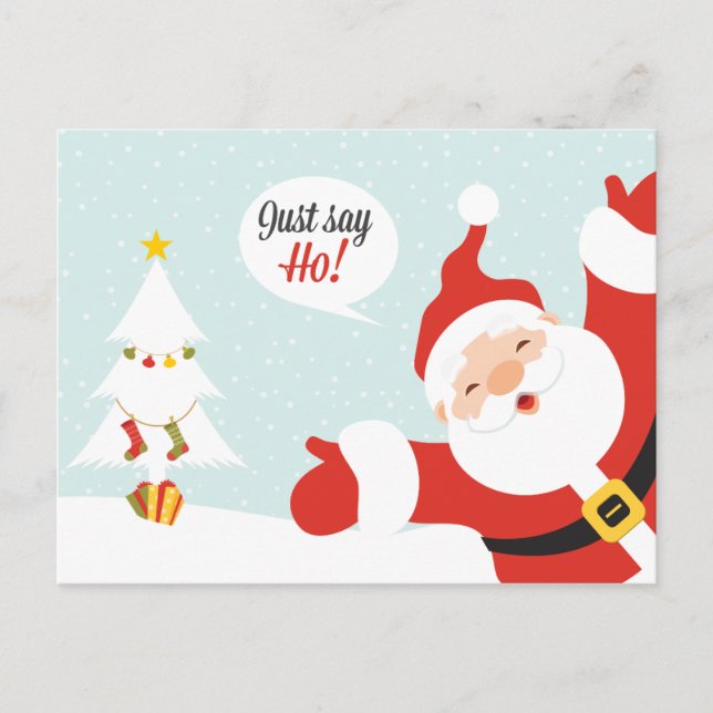 Sag einfach: HO! Postkarte (Vorderseite)