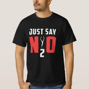 Sag einfach N2O Scuba Diver Ozean Funny T-Shirt