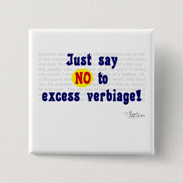 Sag einfach Nein Button (Vorderseite)