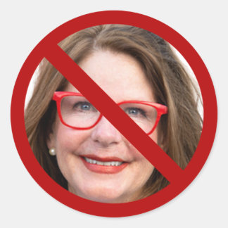 Sag einfach nein zu Elsie Runder Aufkleber