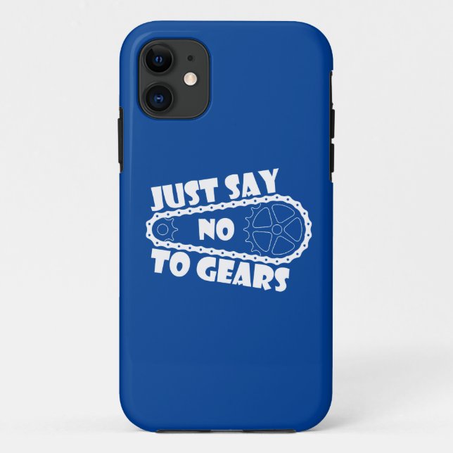 Sag einfach nein zu Gears Case-Mate iPhone Hülle (Rückseite)