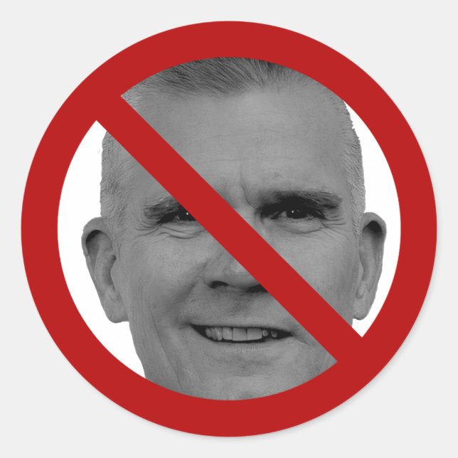 Sag einfach Nein zu Matt-Aufkleber Runder Aufkleber (Vorderseite)