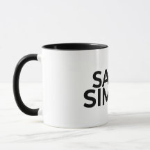 Sag es einfach Minimalistisches Zen-Zitat Kaffeeta