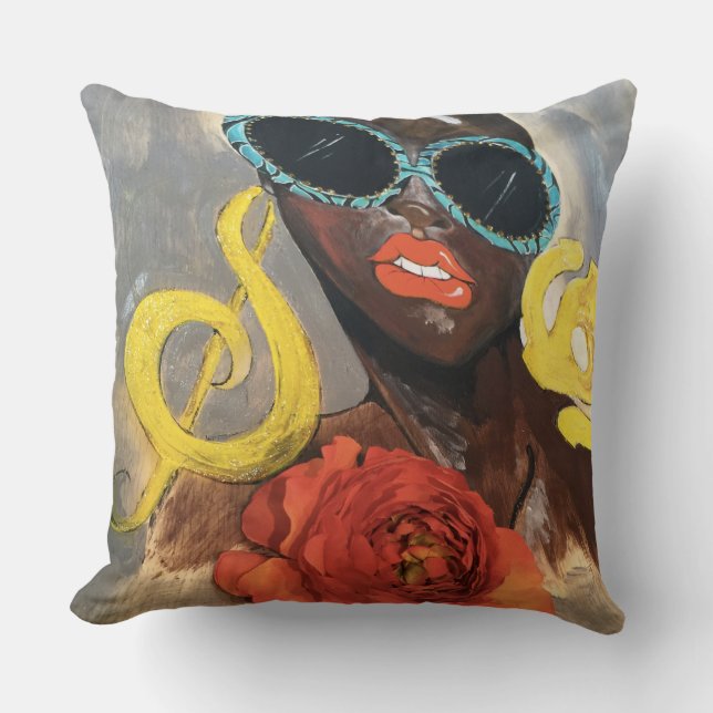 Sag es lautes Kissen (Vorderseite)