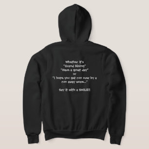 Sag es mit einem LÄCHELN Hoodie