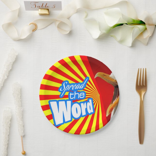 Sag es weiter pappteller (Hochzeit)