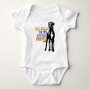 Sag Hallo zu meinem kleinen Freund Baby Strampler