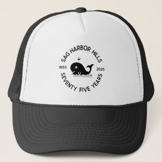 SAG HARBOR HILLS 75 TH BLACK CAP TRUCKERKAPPE