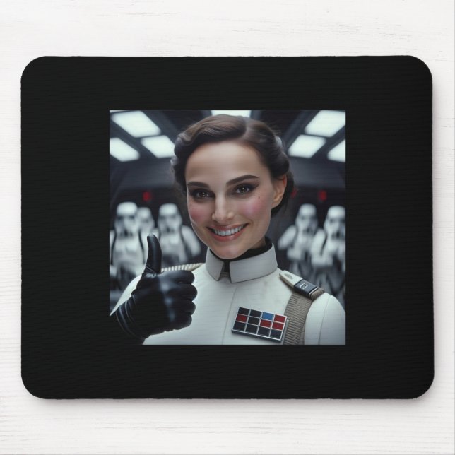 Sag Ja Zu Dem Imperium Aufkleber  Mousepad (Vorne)