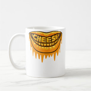Sag Käse Lustiges Cheesy Lächeln Fotografie Gesche Kaffeetasse