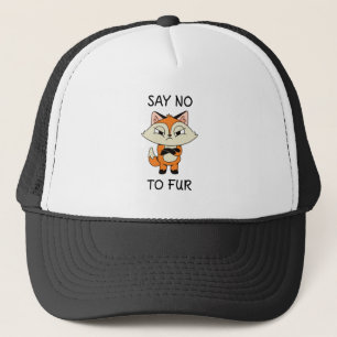 Sag nein zu Fur - Sad Fox Truckerkappe