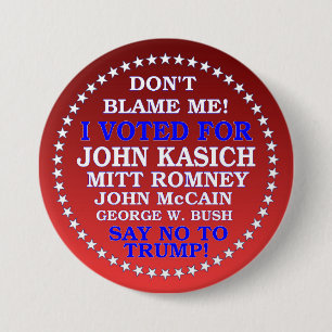 Sag Nein zu Trump! Button