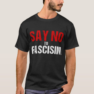 Sag Nein zum Faschismus Junge T-Shirt