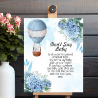 Sag nicht Baby Elephant Hot Air Balloon Hydrangea