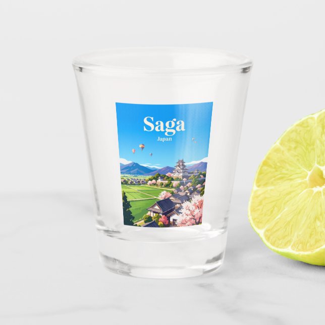 Saga Japan Schnapsglas (Vorderseite)