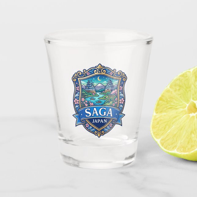 Saga, Japan Schnapsglas (Vorderseite)