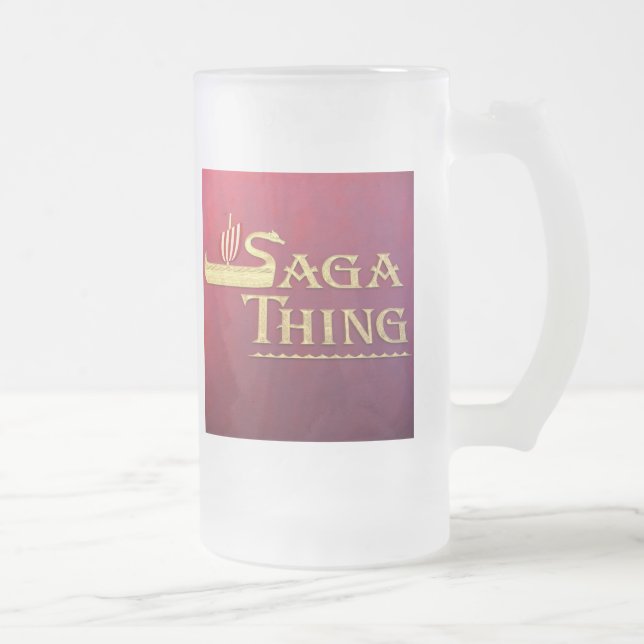 Saga-Sache-mattierte Tasse (Rechts)