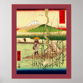 Sagami River ~ Vintag Japanisch Poster