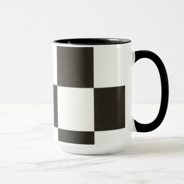 Sagan om ringen-mugg. svart/vitt tasse (Rechts)