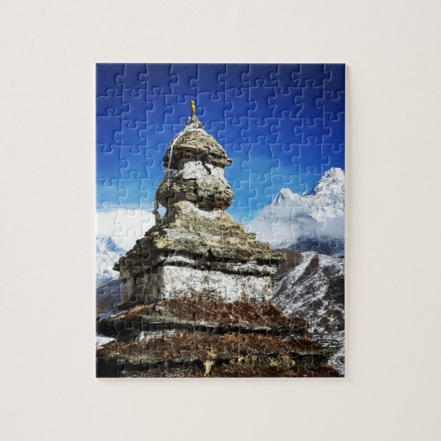 Sagarmatha, Ama Dablam Stupa, Everest Trekking/Nep (Vertikal)