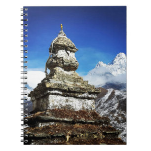 Sagarmatha, Everest Views - Ama Dablam & Stupa Notizblock