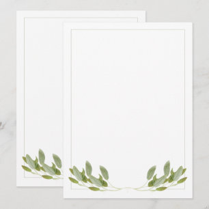 SAGE 5.12x18.5 Flachkarte/Vertikal Karte