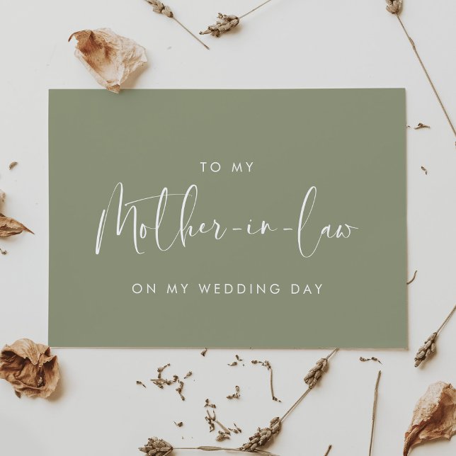 Sage à ma belle-mère sur ma carte de jour de maria (Créateur téléchargé)