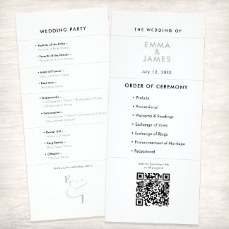 Sage Ampersand Hochzeit | Programm | QR-Code
