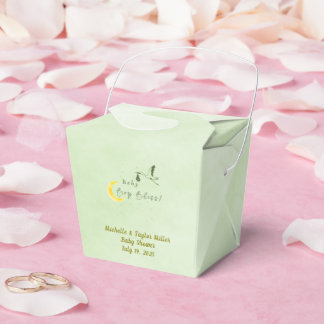 Sage Baby Boy Bliss: Storch-Speziallieferung Baby Geschenkschachtel