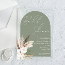 Sage Boho Arch White Floral Brautparty