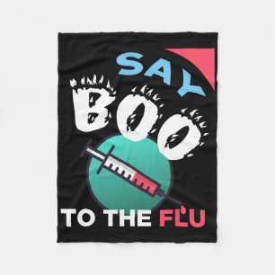Sage Boo zur Grippe - Halloween Fleecedecke