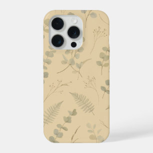 Sage Botanical Eukalyptus Getrocknete Blumen Minim iPhone 15 Pro Hülle