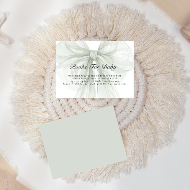 Sage Bow Classic Books For Baby Begleitkarte (Von Creator hochgeladen)