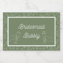 Sage Bridesmaid Bubbly Mini Parco Tassino Labrador