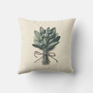 Sage Bunch Vintage botanische Apotheke Pflanze Kissen